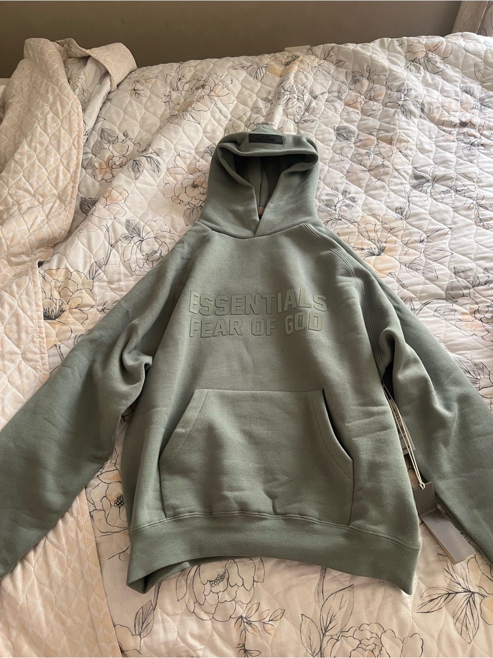 Men's Sage Green Pullover Hoodie